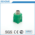 Green White Color 50mm PPR Coupling for Water Supply